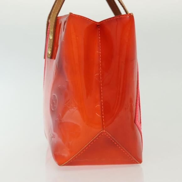 LOUIS VUITTON Monogram Vernis Fluo Reade PM Bag Pink Orange M91903 - Picture 4 of 16